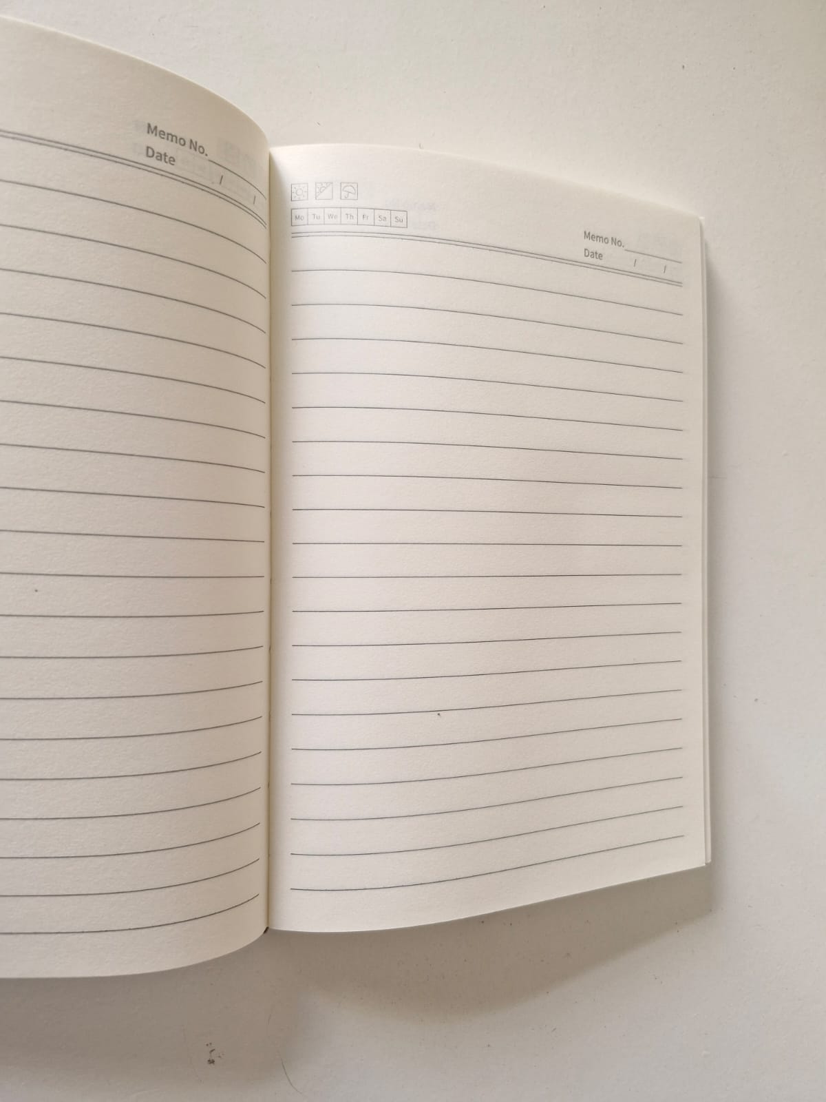 Minimal Undated Diary with Ivory Pages – Soft Cover