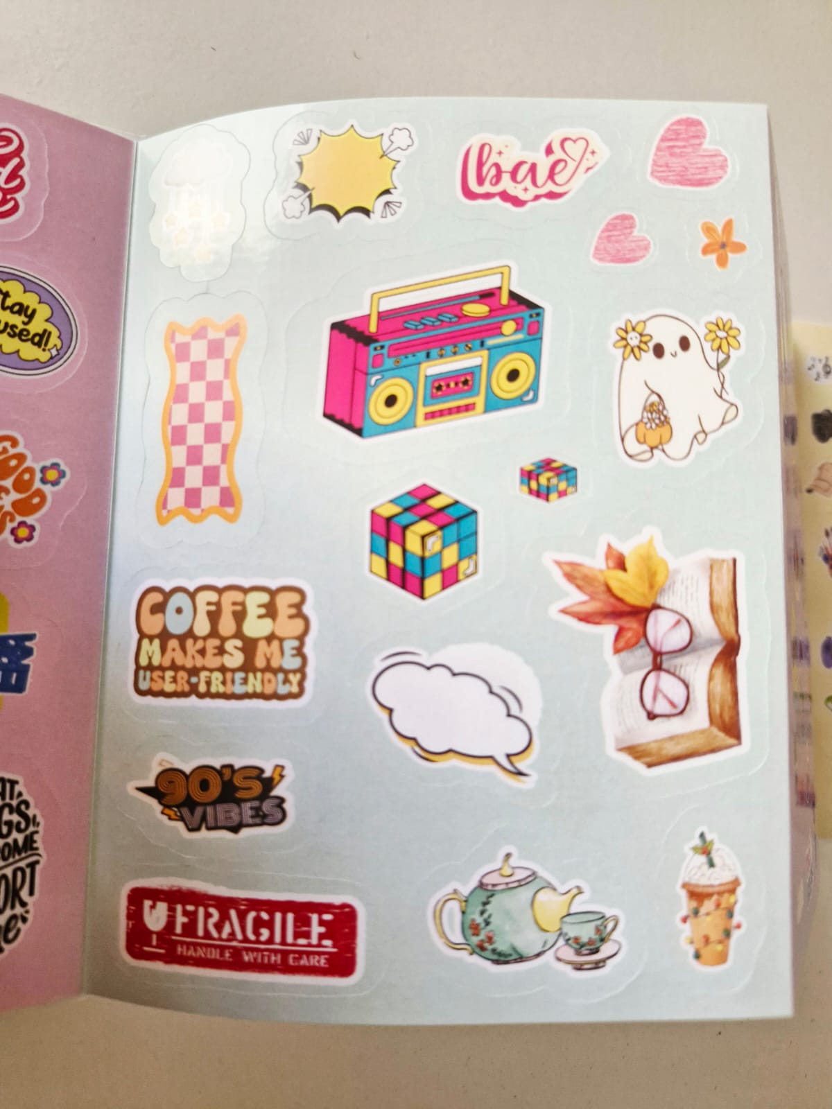 Aesthetic stickers for journaling and planners